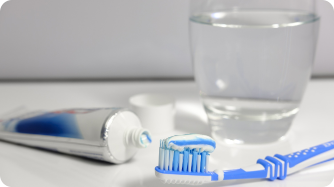 歯ブラシの写真